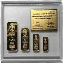 Gold Bar UBS Minted KINE BAR Set 37 Grams | Silver Bullion